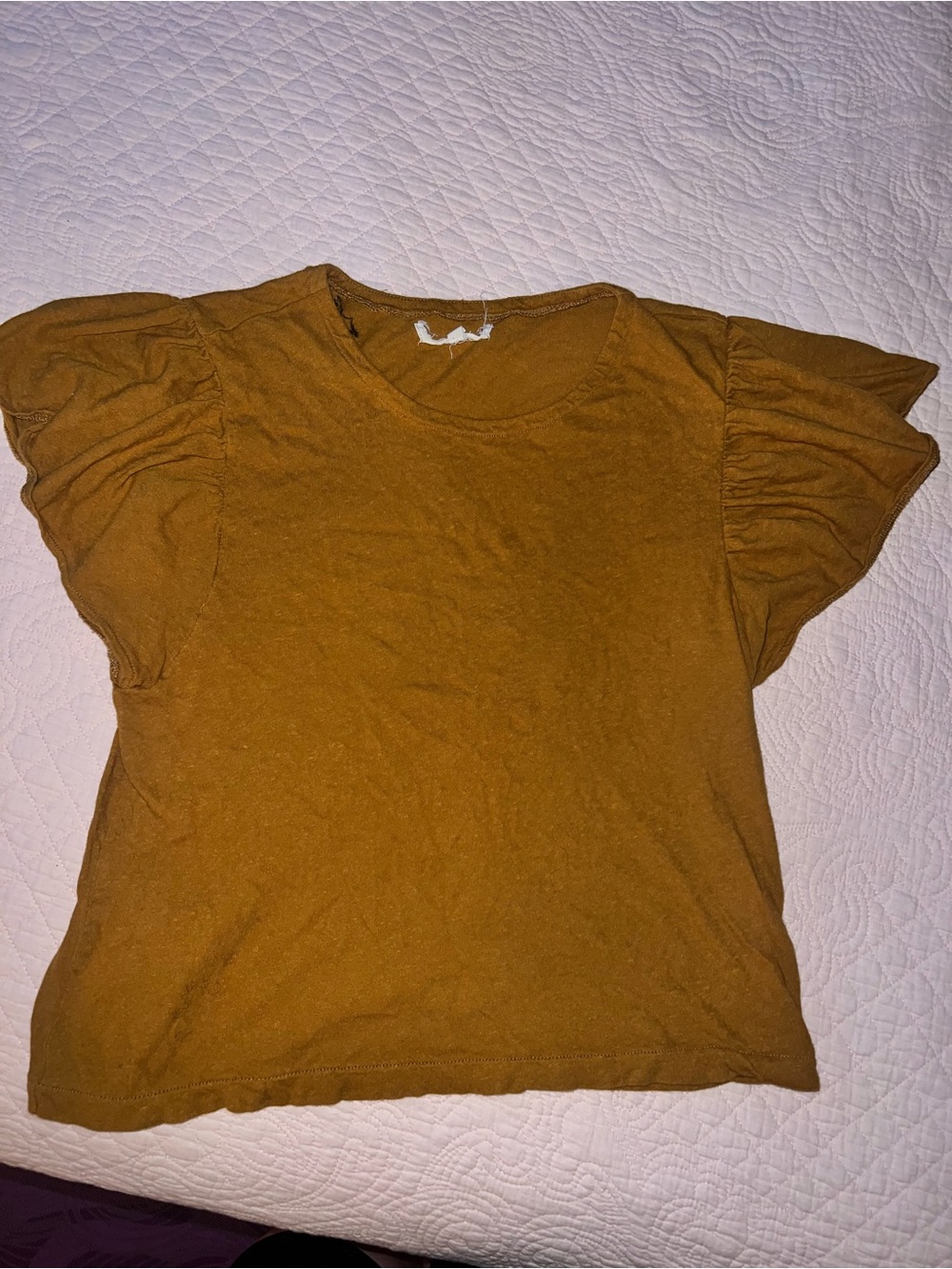 Casual Women’s Top in Mustard